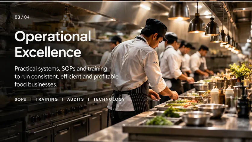 Operational Excellence — practical systems, SOPs and training